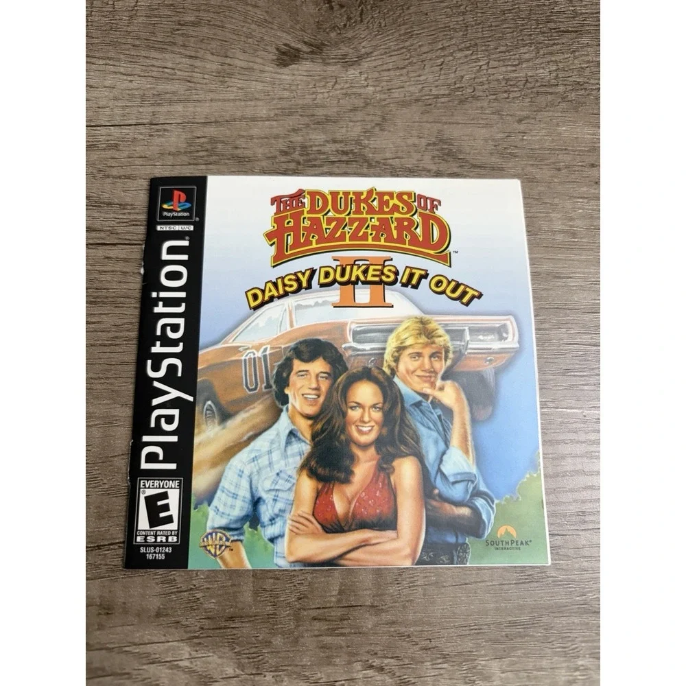 The Dukes Of Hazard 2 PlayStation 1‎ Game Manual PS1 Manual Only